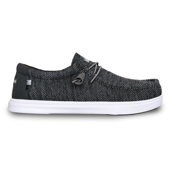 Picture of Brunswick Men's Hero Black Knit Bowling Shoes