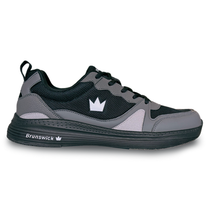 Picture of Brunswick Men's Outback Black Grey Bowling Shoes