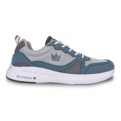 Picture of Brunswick Men's Outback Grey Blue Bowling Shoes