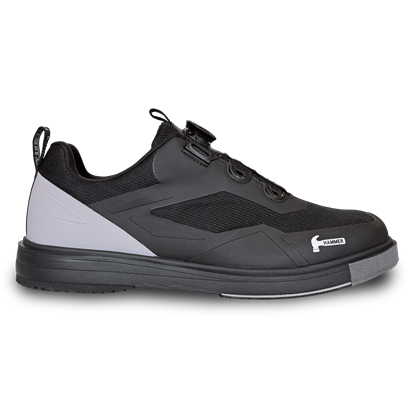 Picture of Hammer Men's Vibe Black Grey Right Hand Bowling Shoes