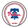 Picture of KR Strikeforce MLB Philadelphia Phillies Round Baseball Shammy