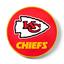 Picture of KR Strikeforce NFL Kansas City Chiefs Round Rubber Bowling Shammy